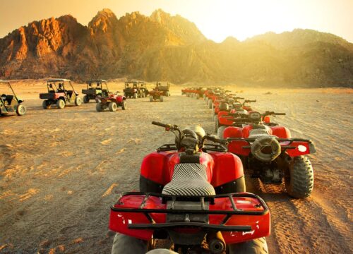 Safari dans le désert à Hurghada : quad, chameaux et coucher de soleil 🏜️🌅